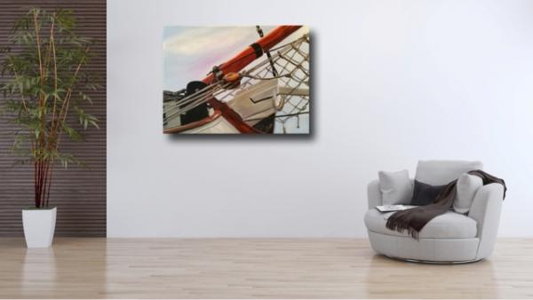 Wooden sailing boat - buy paintings